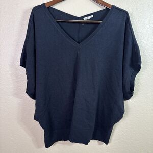 Eileen Fisher‎ Size Large Oversize Black Cashmere Blend